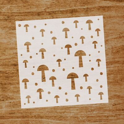 Stencil Funghi (SKU: ST202)