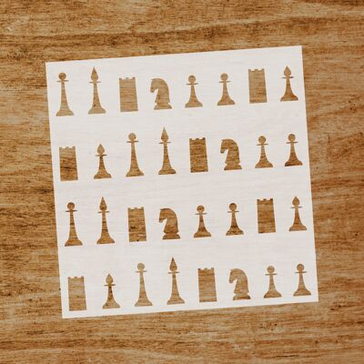Stencil di scacchi (SKU: ST206)