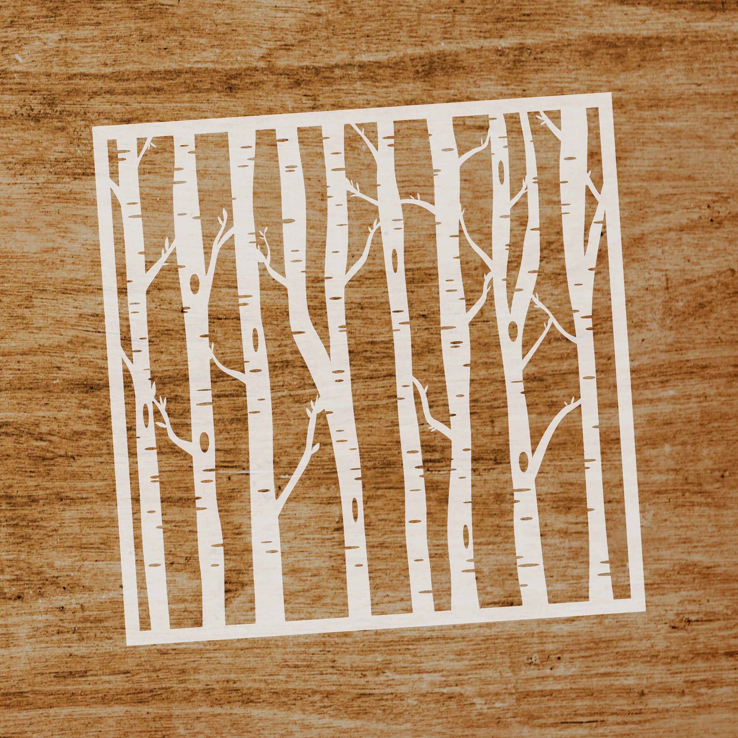 Foresta di stencil (SKU: ST211)
