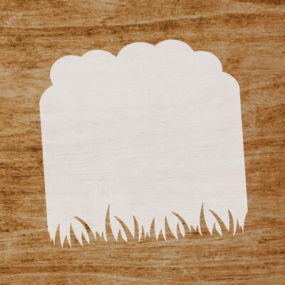 Schablone Wolken und Gras (SKU: ST213)