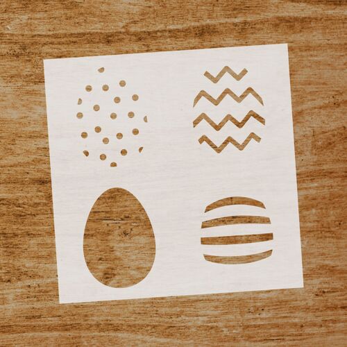 Stencil Huevos de Pascua (SKU: ST244)