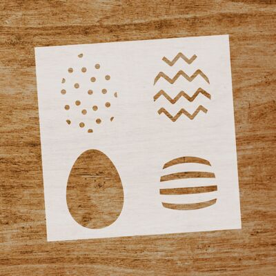 Stencil Easter Eggs (SKU: ST244)