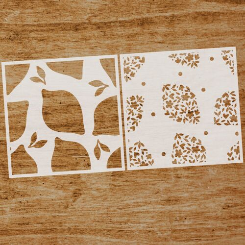 Stencil Combinado Limones (SKU: ST281)