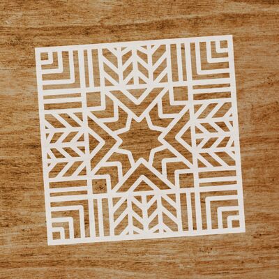 Stencil Mandala Boho (SKU: ST286)