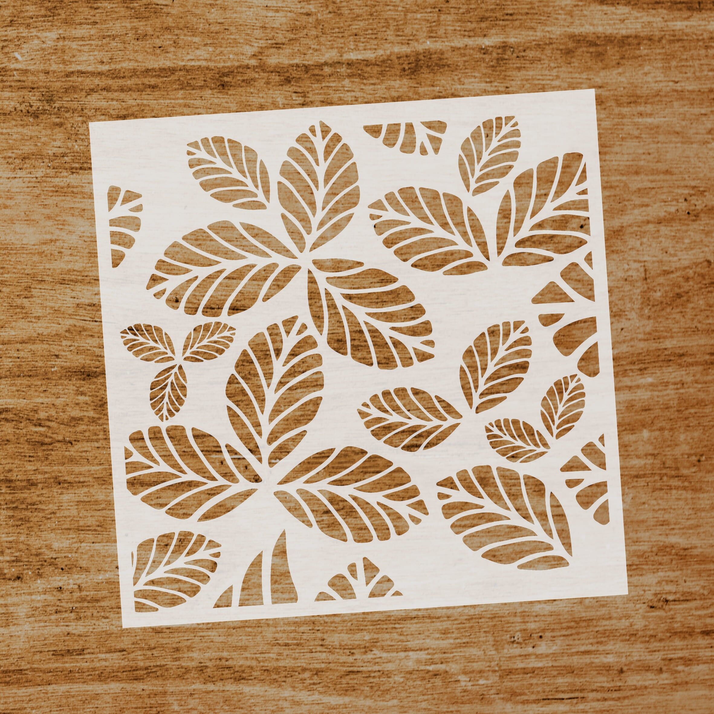 Pochoir Feuilles Tropicales (SKU: ST272)