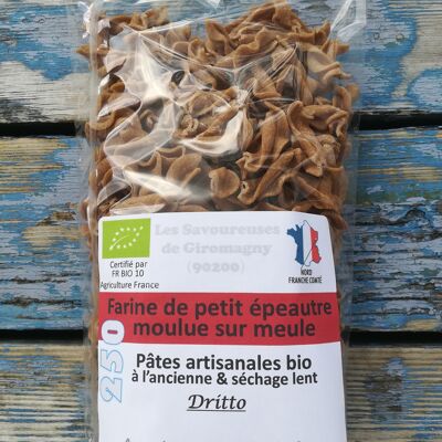 Organic spelled pasta.