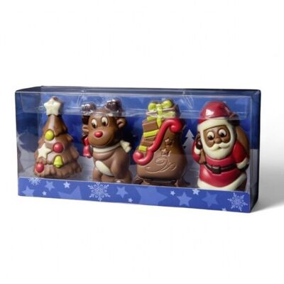 CHRISTMAS CHOCOLATE FIGURINES BOX 120g - 6 boxes