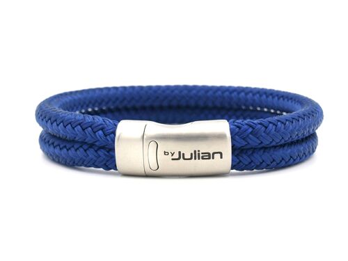 Bracelet Ulang ganda blauw, gerecycled