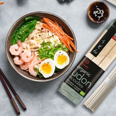 Fideos Udon orgánicos Hakubaku