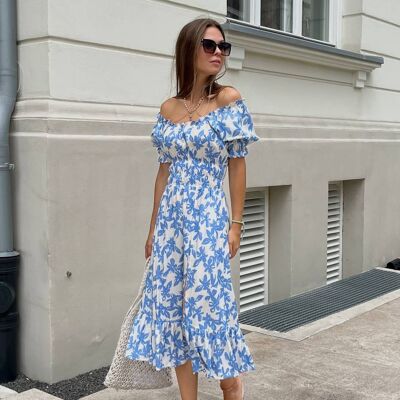 Robe Claudia bleu