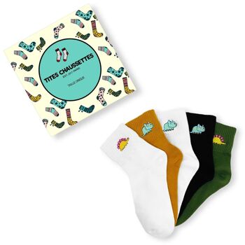 Chaussettes Dino (Lot x5) 7