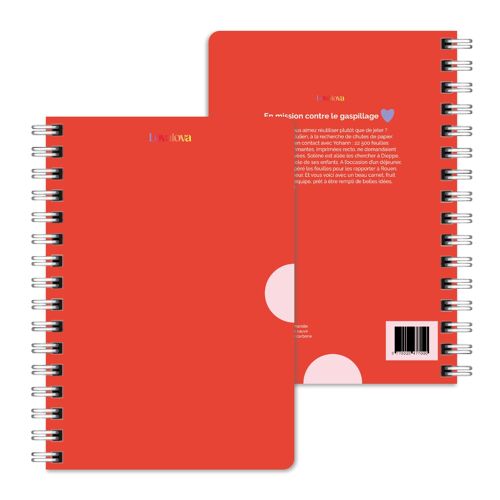 Reused Notebook A5 Red Alert