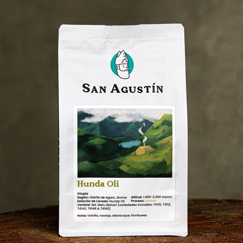 Café de Etiopía. Hunda Oli , 250 G