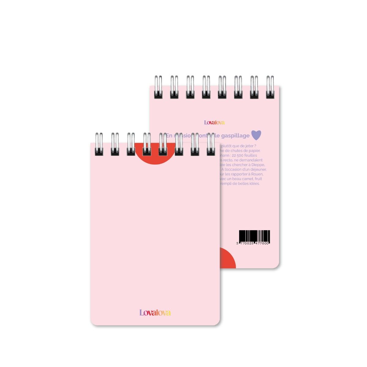 Reused Notebook A6 Red Alert