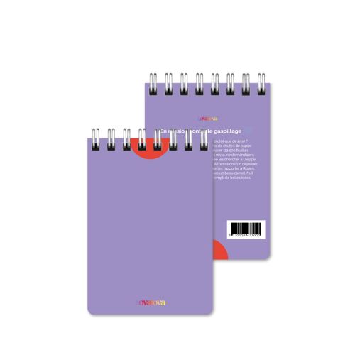 Reused Notebook A6 Pop Purple