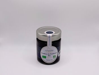 Confiture de framboises épépinées bio 170g 1