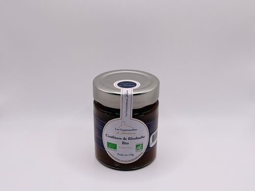 Confiture de rhubarbe bio 170g