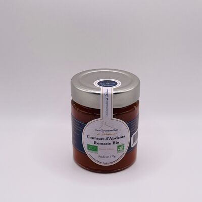 Organic apricot rosemary jam 170g