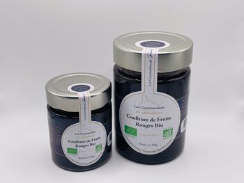 Confiture de fruits rouges bio 370g 4