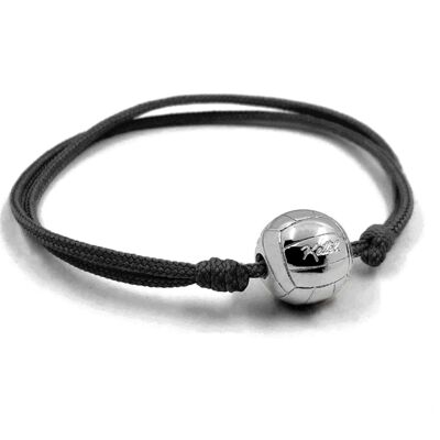 Silver Volleyball Bracelet