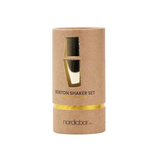 Nordicbar Boston Shaker 75cl Tin/Tin Gold