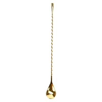 Nordicbar Bar Spoon Teardrop 30 cm Gold