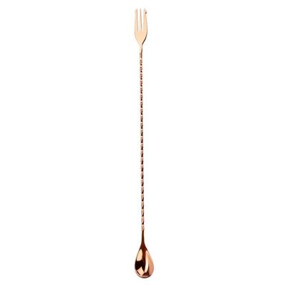 Nordicbar Bar Spoon w. Fork 40 cm Cobber