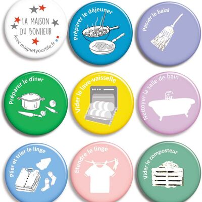 "Happiness House Helper" "Teen" Magnet Collection