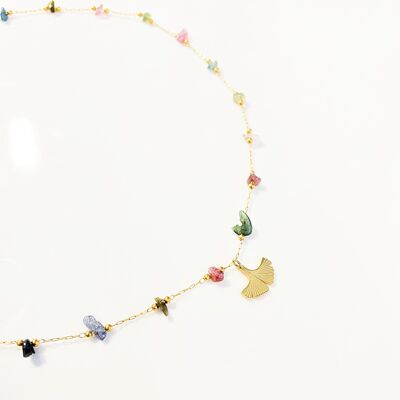 Collier Gingko Tourmaline