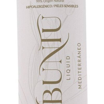 Ubuntu Liquid Mediterranean Natural Liquid Soap - Hypoallergenic- Herbal Aroma - Dispenser Format 480 ml