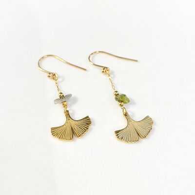 Gingko Tourmaline Earrings