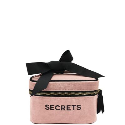 Mini Beauty Box per Segreti, Rosa/Blush