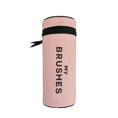 Brushes, Cylinder Case, Pink/Blush