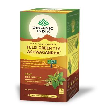 Tulsi Thé Vert Ashwagandha 25 sachets