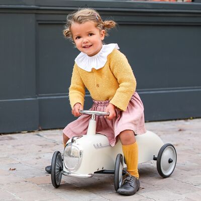 Cavalcabile per bambini color avorio - Collezione Roadsters