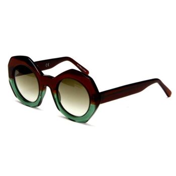 G90 - Lunettes Gustavo - Marron et vert translucide 2