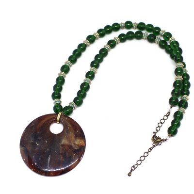 MAHAKALA glass bead necklace