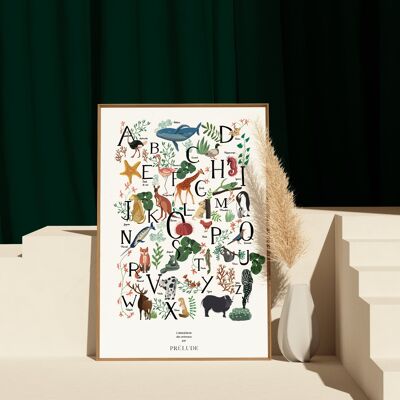 The ABC of animals - A4 - Poster only