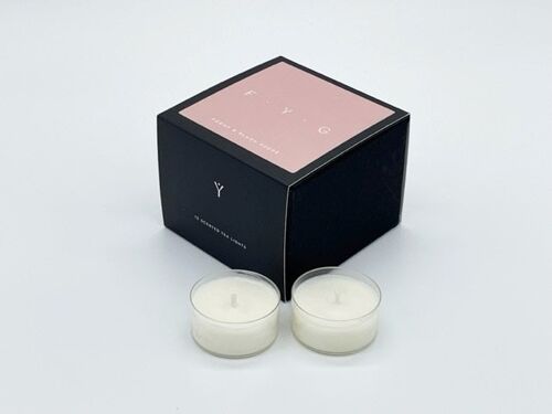 Peony & Blush Suede Scented Tea Lights