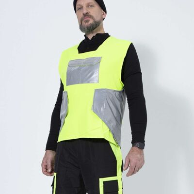 Swat vest fluorescent reflective high visibility vest Fluorescent yellow