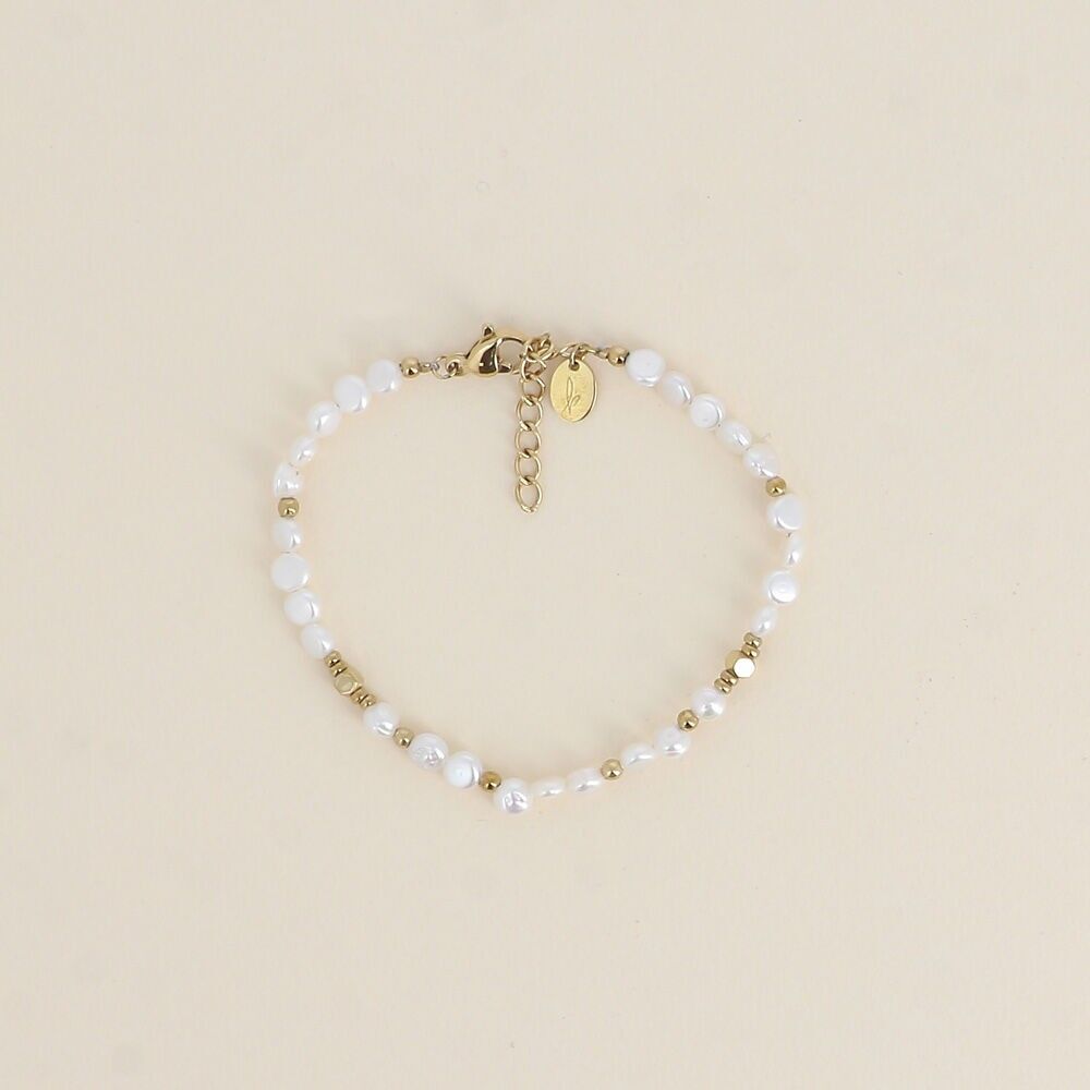 Odysée-Armband – Süßwasserperlen