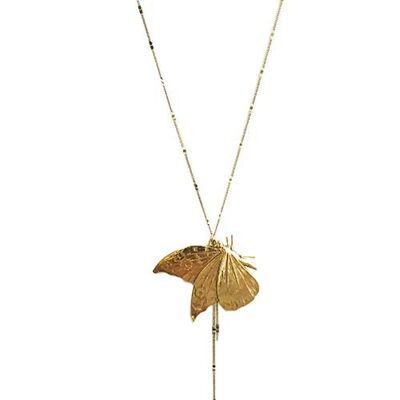 Collier Papillon Or