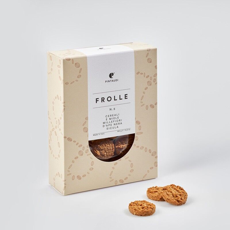 Frolla n. 5 cereali e miele millefiori d'ape nera sicula