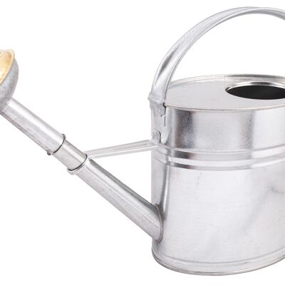 oval watering can 4L galvanized steel