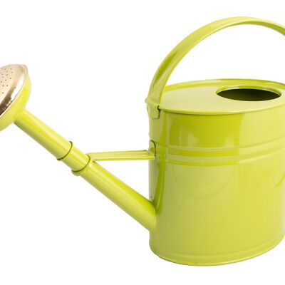 oval watering can 4L olive green