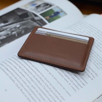 GUSTAVE Chocolate CARD HOLDER