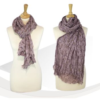 Écharpe d'hiver Sunsa 3er, grand foulard / écharpe en 100% modal 6