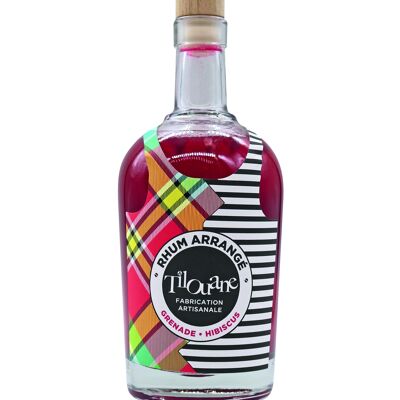 Arrangierter Rum, Granatapfel-Hibiskus