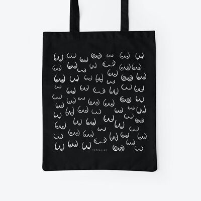 Sac en coton / bosom friends "noir"