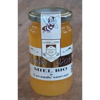 Organic lavender honey from Roussillon 270g